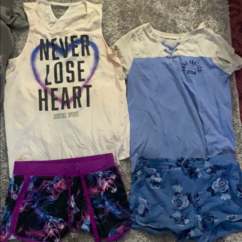 Justice short outfits